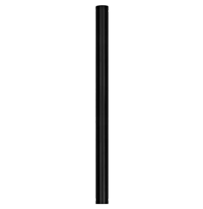 JAZAVA 48 Inch Ceiling Fan Downrod Accessories, 4 FT Black Extension Downrod for Ceiling Fan, 0.6 Inch Diameter for CF04BK-72/CF04BK-84