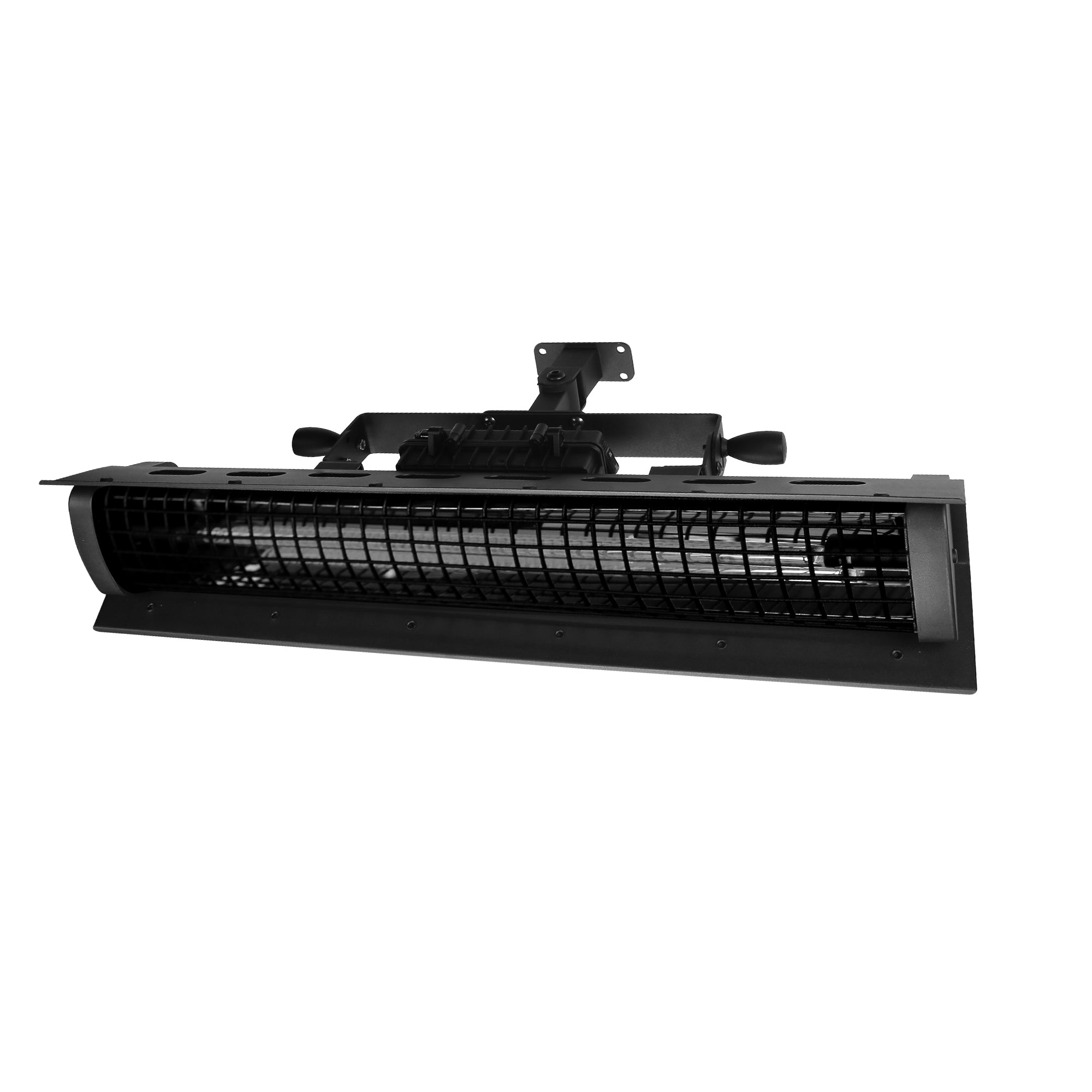 Electric Patio Infrared Heater - USAG00375 - 1500W Hanging/Wall Mounted Outdoor Ceiling Patio Heater with Remote in Industrial Black Finish