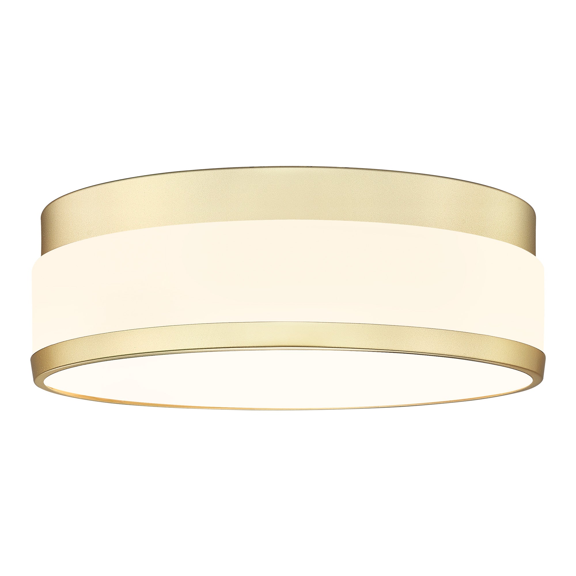 Gold Glass & Metal - 11'' LED Gold Ceiling Light - USAG00236