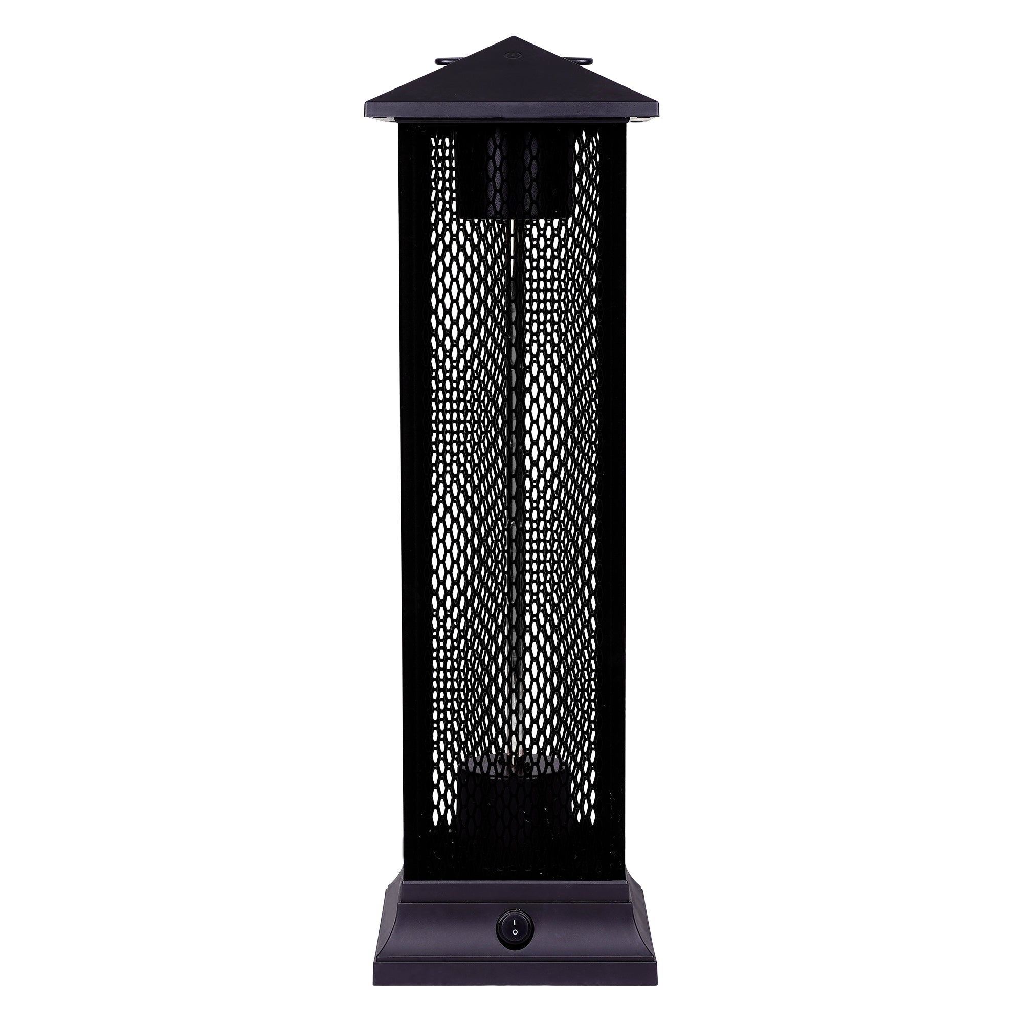 Freestanding Electric Patio Infrared Heater - USAG00160 - 1200W Infrared Heater with Matte Black Finished, Tip-Over Protection, Silent Heating, IP55 Waterproof