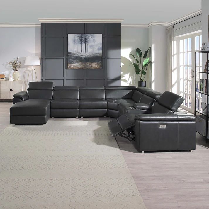 8044 RECLINING CORNER SECTIONAL SOFA (BLUETOOTH SPEAKER)