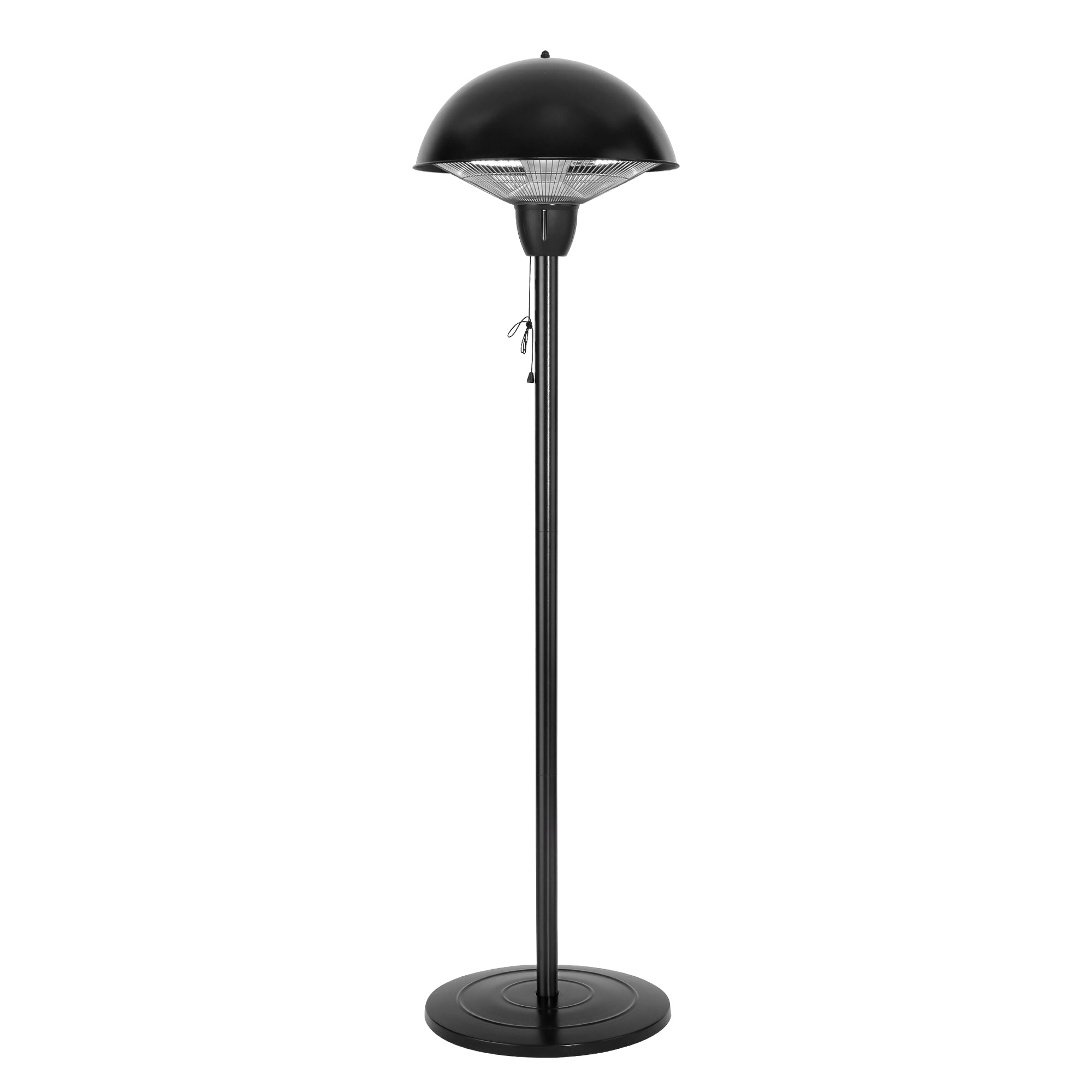 Infrared Heater - USAG00178 - 1500W with Dome Shape and Hammered Bronze Finish - Adjustable Height Outdoor Heater