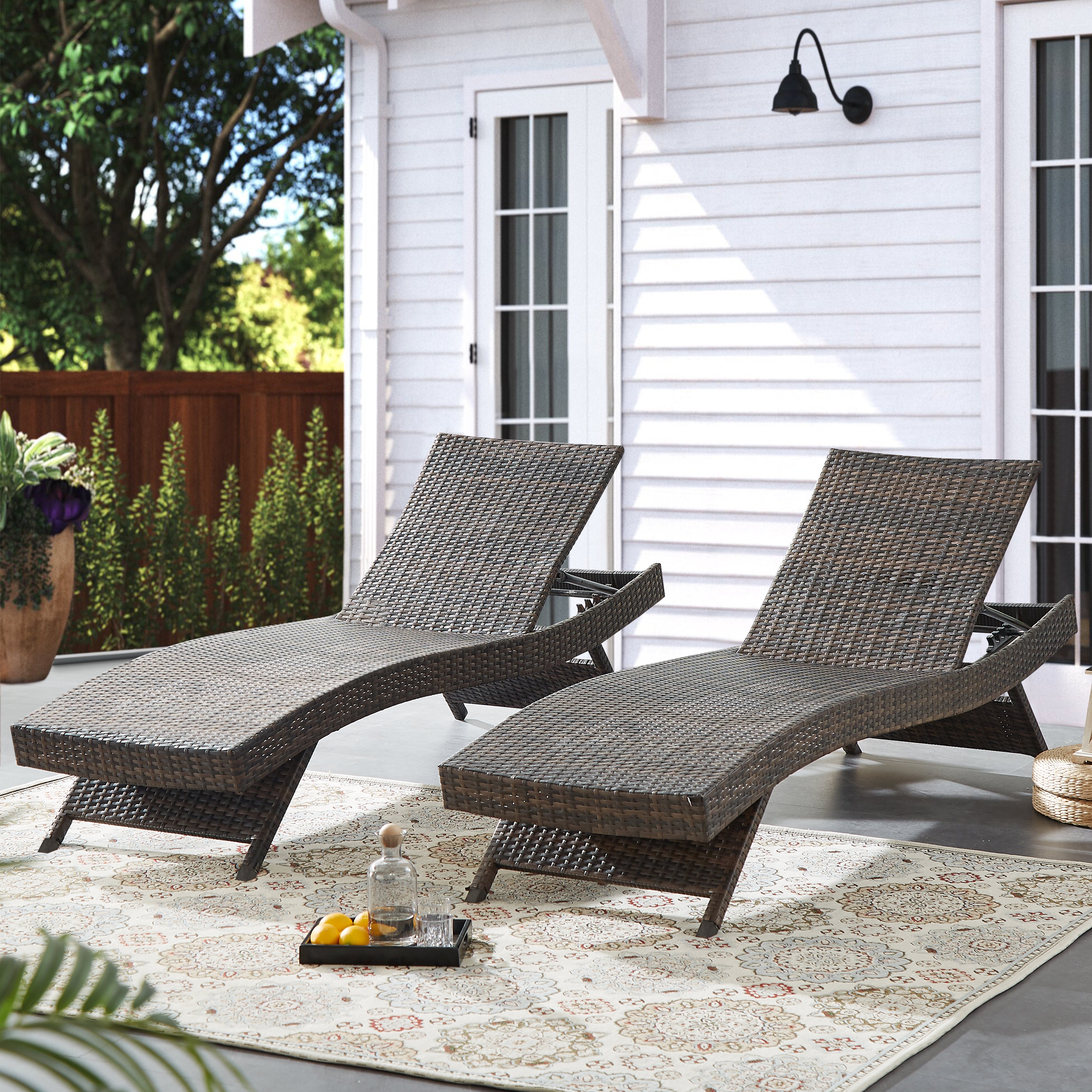 Sun Lounger set(set of 2)