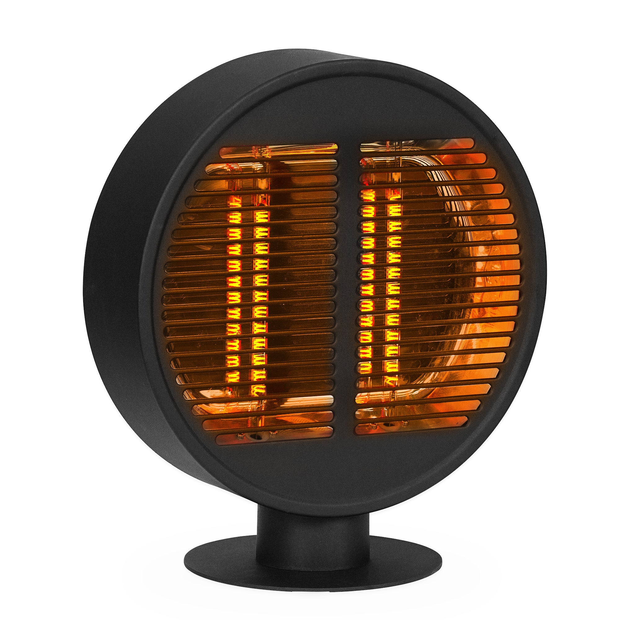 Tabletop Electric Patio Heater - USAG00054 - 1000W Portable Outdoor Infrared Heater with Unique Round Shape, Freestanding Heater, Tip-Over Protection, IP54 Waterproof