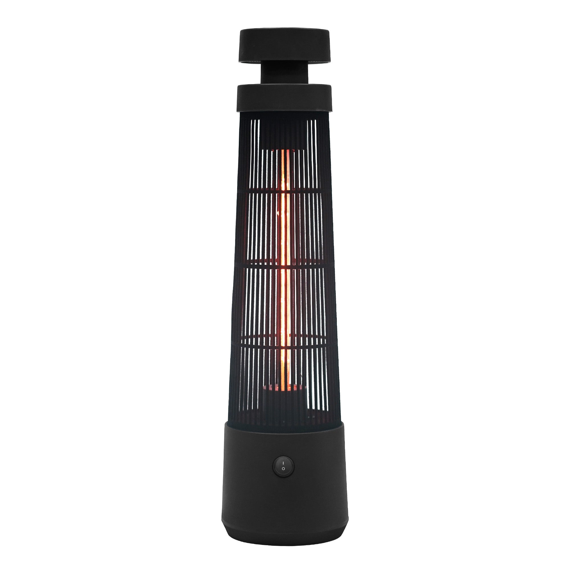 Freedstanding Electric Patio Heater - USAG00062 - Outdoor Infrared Heater With Unique Lantern Shape Design, IP55 Waterproof, Touch Switch