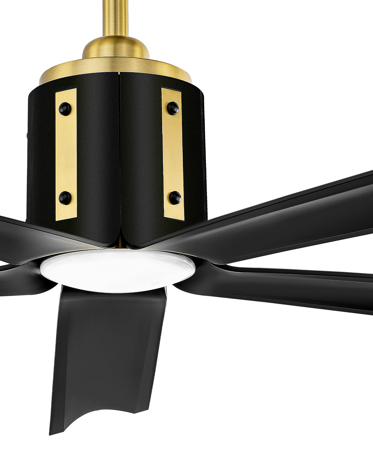 60" Smart Ceiling Fan with Light, Works with Alexa, Remote Control, Black & Gold