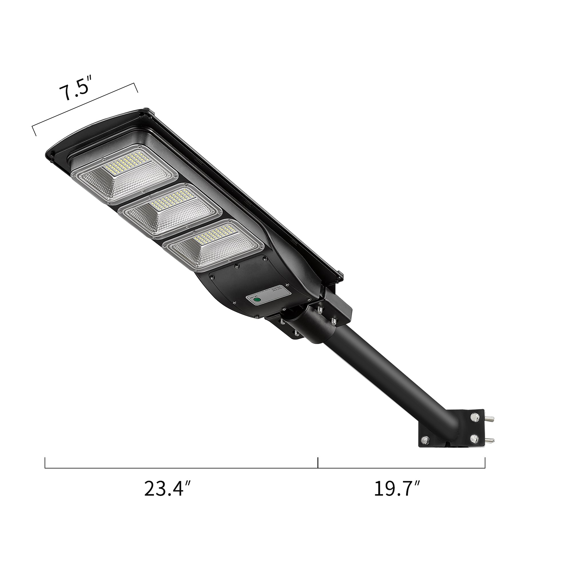 Solar LED Street Light - USAG00185 - 700W 60000LM Solar Flood Lights Outdoor with Motion Sensor and Dusk to Dawn for Parking Lot, Garage, Home, IP65 Waterproof, Wall or Pole Mount