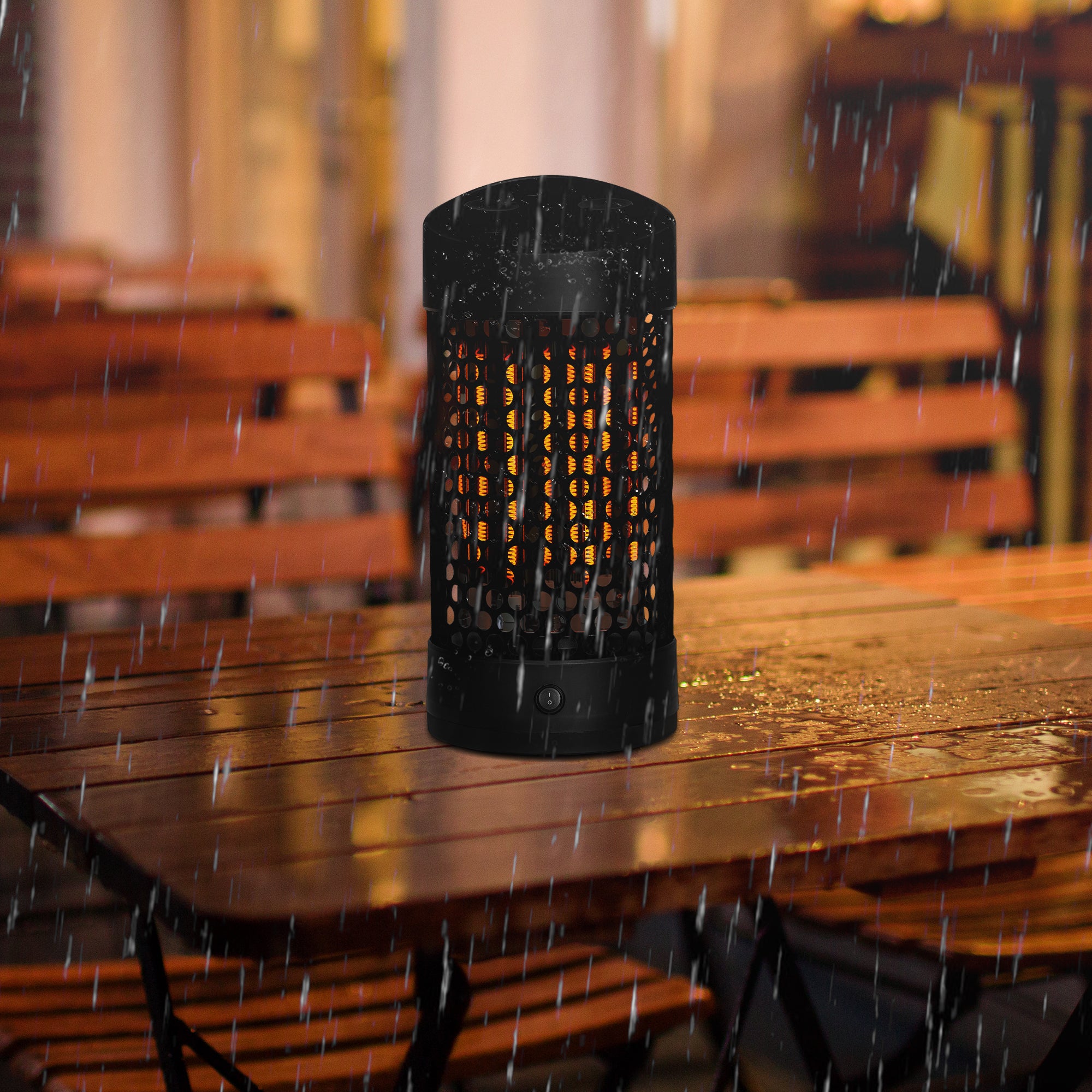 Outdoor Electric Patio Heater - USAG00162 - 1500W Infrared Heater With 180° Oscillation, Under Table Heater