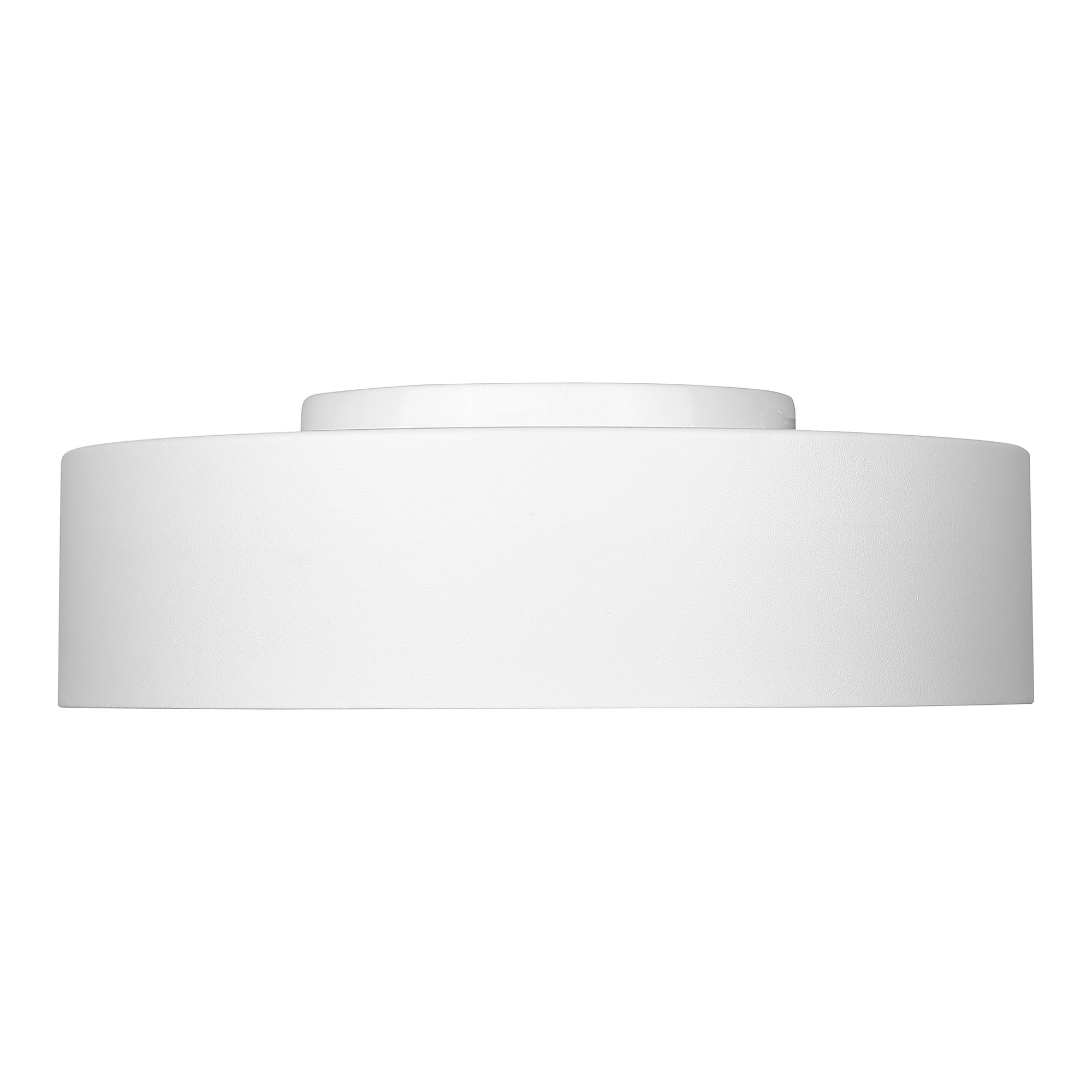 White & Gold Glass & Metal - 14" LED Flush Mount Ceiling Light - USAG00085