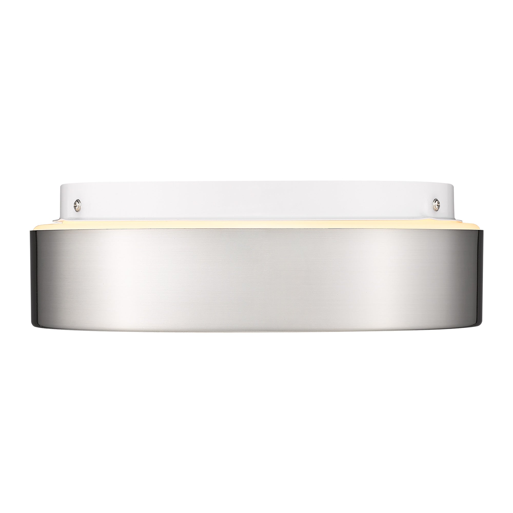 Brushed Nickel Glass & Metal - 12" LED Close to Ceiling Light - USAG00251