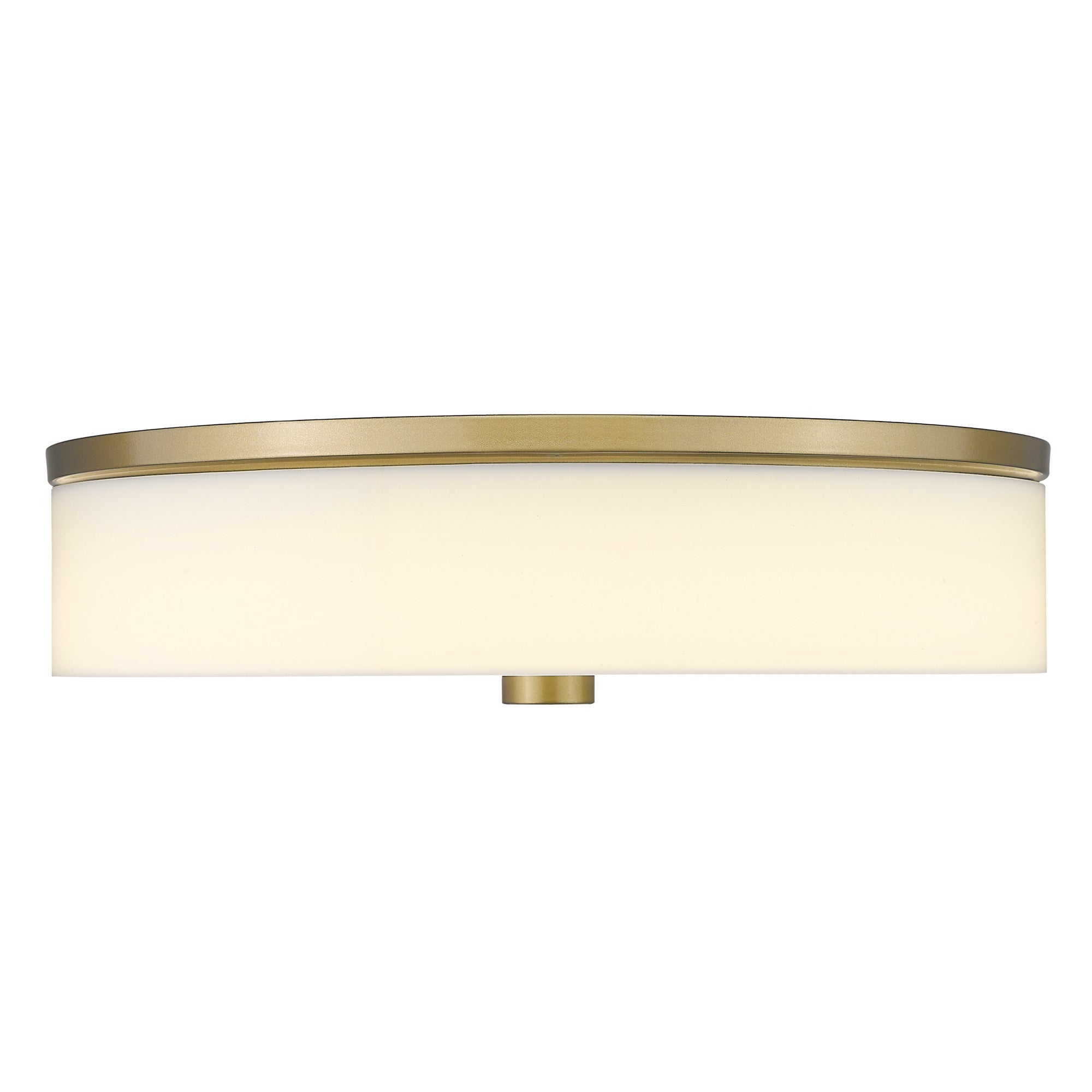 Aged Brass Acrylic & Metal - 16 Inch Modern Flush Mount Ceiling Light Large Light Fixtures Ceiling IN Aged Brass 2- Light Flush Mount Light Fixture with Drum White Acrylic Shade - USAG00260