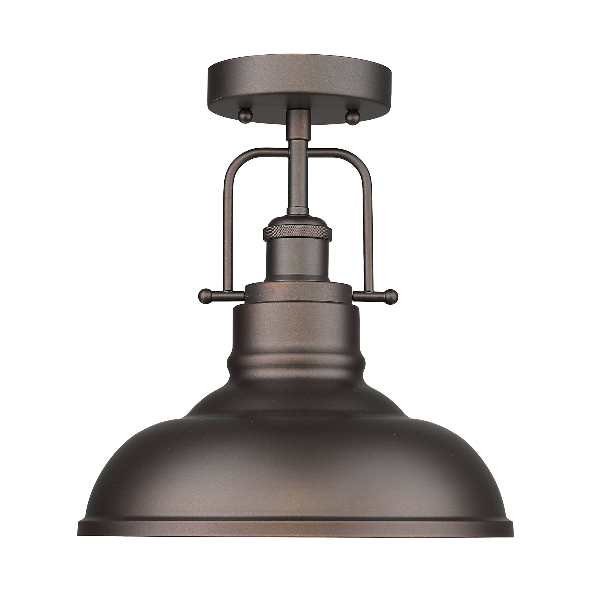 Bronze Metal - 11'' Industrial Ceiling Light Fixture - USAG00298