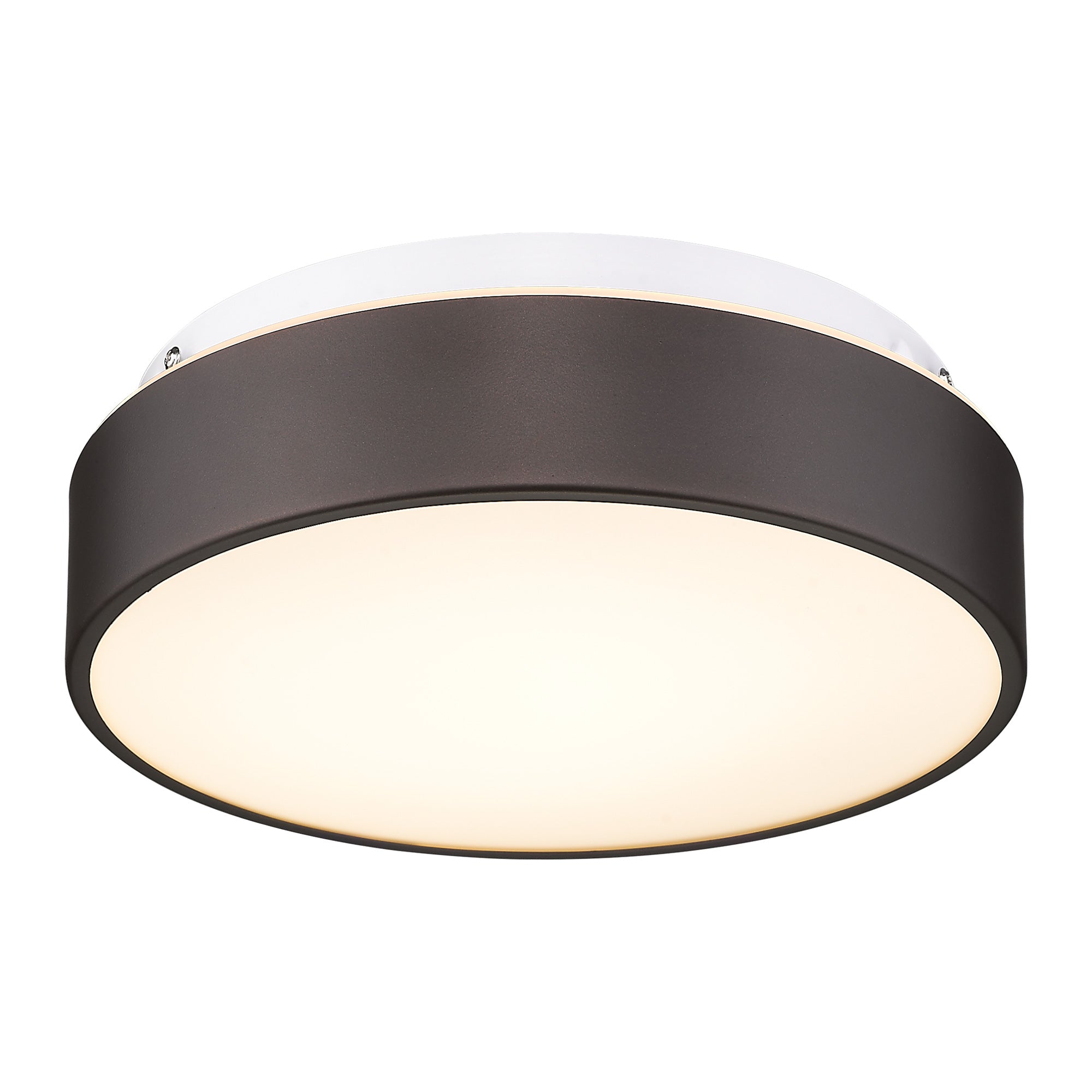 Bronze Glass & Metal - 12" LED Close to Ceiling Light - USAG00360